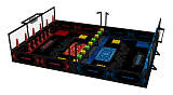 Соревновательное поле 2022 MakeX Challenge Arena Соревновательное поле 2022 MakeX Challenge Arena